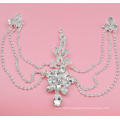 14k White Crystal Crown Tiaras And Bridal Jewelry